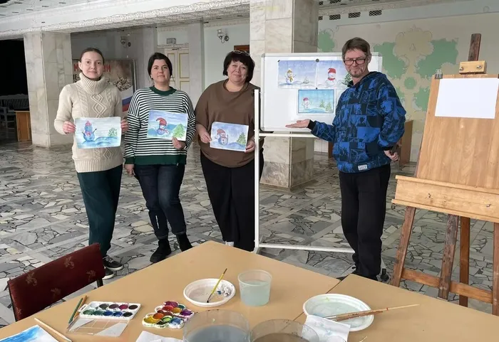 зимний пейзаж 2